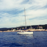 Boot fahren in Cassis.